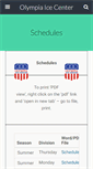 Mobile Screenshot of olympiaicecenter.com
